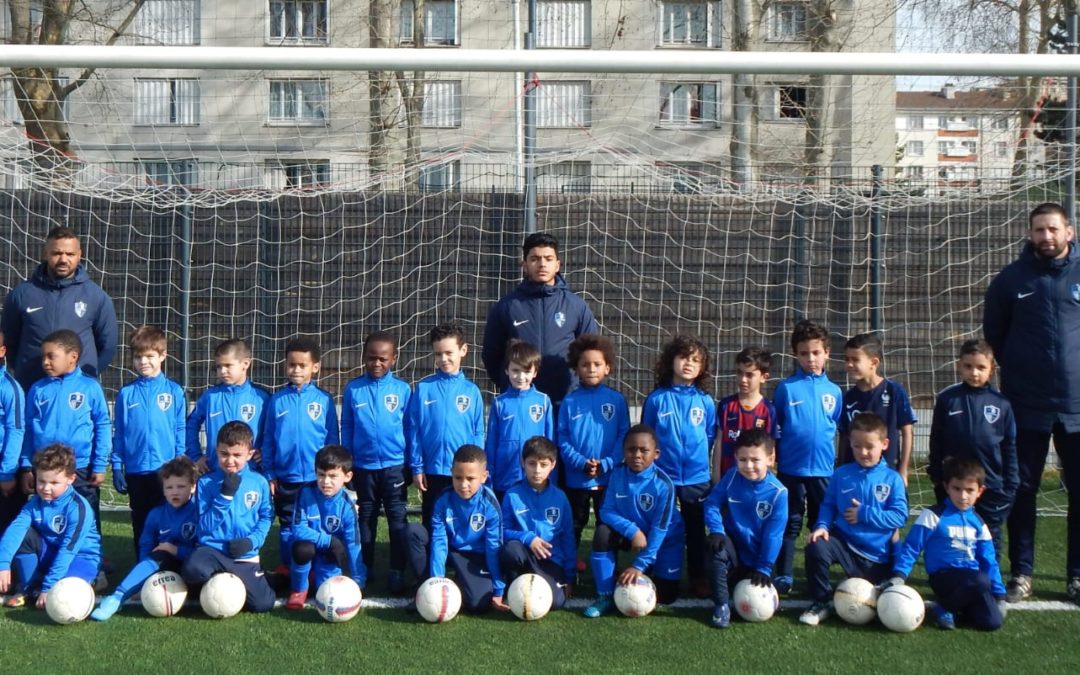 En images, le groupe U6 / U7 de l’école de football