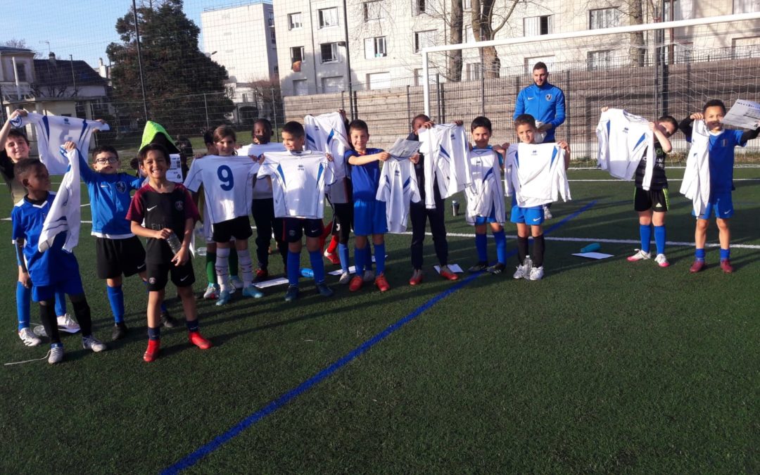 Notre groupe U9, après l’effort le réconfort