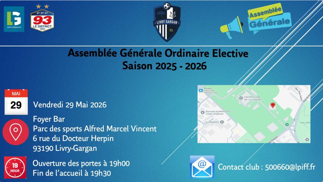 Assemblée générale 29 mai 2026